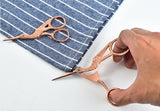 Embroidery Scissors 4.5-inch Small Sewing Scissors Retro Style Craft Scissor