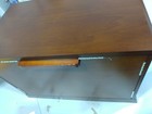 Large Wood Jewelry Box, Jewelry Organizer with Mirrored Lift Lid & Safety Lock-Used