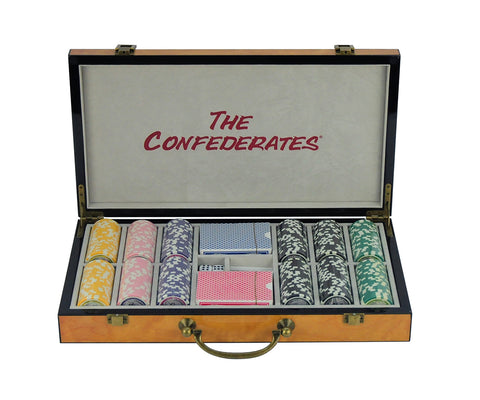 Wooden Casino Storage Box with Handle
