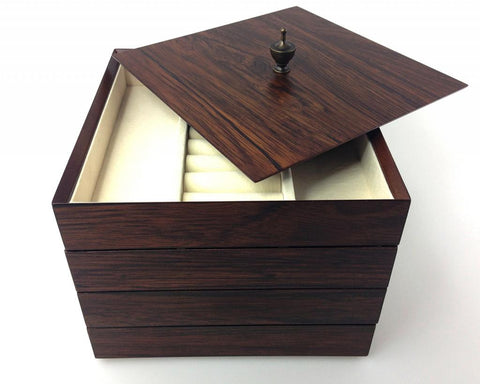 Stackable Jewellery Organizer Trays Set of 4