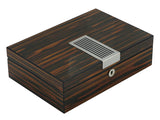 8 Slots High Gloss eBony Wood Finished Dust Free Watch Box