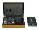 Wooden Watch Case, Jewelry Collection Storage Box Organizer