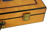 Wooden Casino Storage Box with Handle