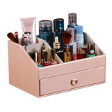 Arolly Fashion PU Leather Cosmetic and Jewelry Desktop Storage Box