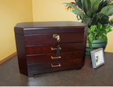 Top Quality Berri Luxury Jewelry Organizer Box With Lock & Key