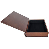 Large Exclusive Wood Treasure Box Photo Organizer and Memory Keepsakes Box with Brass Latch