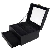 Arolly Watch Case Storage Box And Valet Organizer in Black